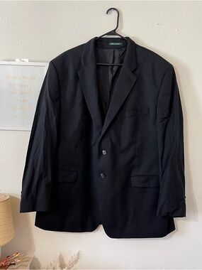 Lauren Ralph Lauren Men Blazer 100% Pure Wool